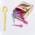 40Pcs Perm Positioning Hair Clip Salon Professional Cross Hair Partition Clip Color Hair Salon Specialized Hair Styling Tool. 