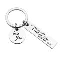 Drive Safe，I Need You Here With Me Metal Keychain Love You Keychain Men and Women Romantic Keychain  Birthday Father's Day. 