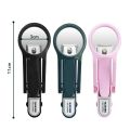 1Pcs Stainless Steel Nail Clippers With Magnifying Glass Toenail Fingernail Trimmer The Elderly Children’s Nail cutter. 