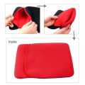 Reversible Laptop Case, Black Red Sleeve, Portable Laptop Case, Waterproof Laptop Case, 10.5 Inches, 12.5 Inches, 14.5 Inches, 15.5 Inches. 