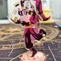 Game The Freak Circus Pierrot Cosplay Stand Acrylic Standing Plate Funny Figure Desktop Decoration Halloween Props.