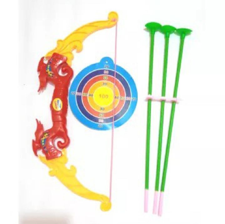 Kids%20Archery%20Bow%20and%20Arrow%20Toy%20set%20with%20Three%20suction%20cup%20Arrows%20/%20Teer%20/%20Tir%20/%20Dhonuk%20Multicolor%20-%20Image%202