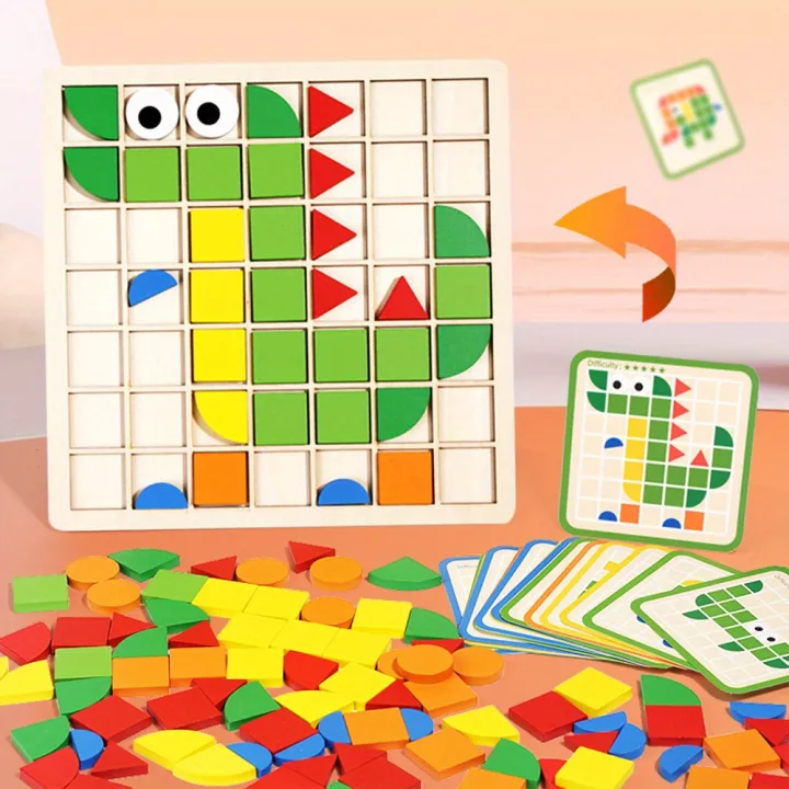 120Pcs%20Wooden%20Mosaic%20Puzzle%20Toy%20Montessori%20Kids%20Wooden%203D%20Geometric%20Shape%20Jigsaw%20Puzzle%20Board%20Set%20Baby%20Early%20Education%20Toys%20for%20-%20Image%203