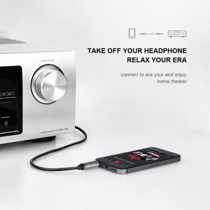 QGeeM%203.5mm%20to%206.35mm%20Adapter%20Aux%20Cable%20for%20Mixer%20Amplifier%20CD%20Player%20Speaker%20Gold%20Plated%203.5%20Jack%20to%206.5%20Jack%20Male%20Audio%20Cable%20-%20Image%205