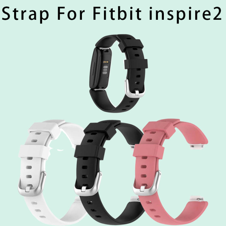 Watch Band Compatible with Fitbit Inspire 2 for Women Men, Clear Wristband with Built-in Protective Case Replacement for Fitbit Inspire /Inspire HR/Ace 2/Ace3
