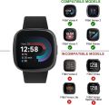 Silicone Strap For Versa 3 4 Sport Smart Watch Replacement Wristband For Sense/Sense 2 Waterproof Sport Watchband.