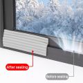 5Roll Acoustic Foam  Window Sealing Strip Self-adhesive for Door Window Windproof Tape Door Serl Gap Air Leakage Filling Strip. 