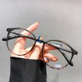 Fashion glasses, blue light filter glasses, Korean-style round frame glasses men and women, blue light protection glasses. 