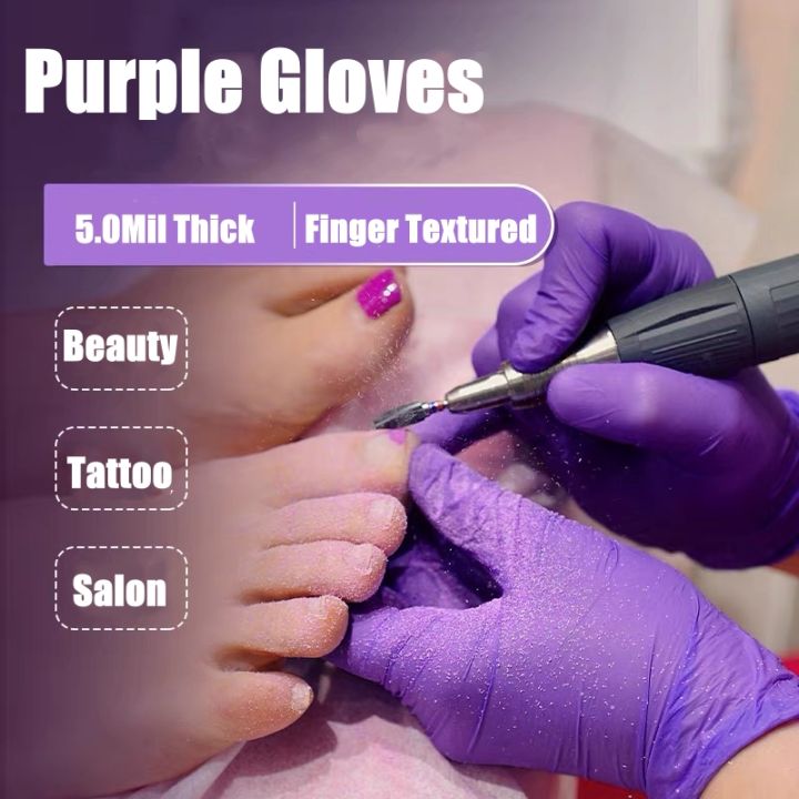 50/100PCS%20Violet%20Nitrile%20Gloves%20Disposable%20Purple%205Mil%20Food%20Grade%20Household%20Gloves%20for%20Women%20Cleaning%20Gardening%20Kitchen%20Gloves%20-%20Image%205