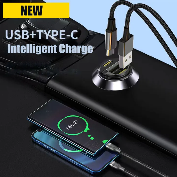 Mini%20USB%20C%20Car%20Charger%20130W%20Super%20Fast%20Charing%20Metal%20Adapter%20PD%20Type%20C%20in%20Car%20for%20%20%20Android%20Phones%20iPhone%20iPad%20-%20Image%203
