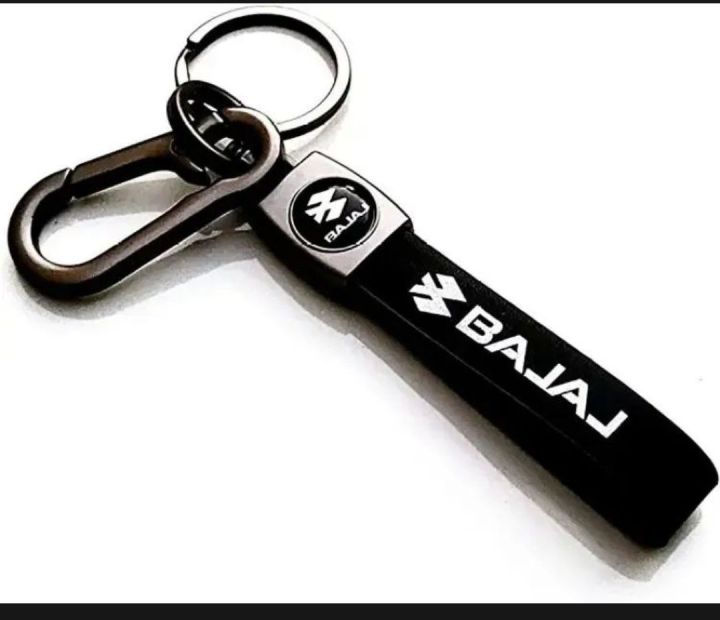 universal%20premium%20quality%20leather%20BAJAJ%20bike%20key%20ring%20-%20Image%202
