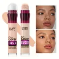 New Sponge Head Concealer for Dark Circles Freckles Acne Pigmentation and Blemishes Long Lasting Moisturizing Liquid Foundation. 
