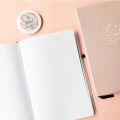 Sun or Moon Minimalistic Lined Journal | Notebook  | Hardcover Diary. 