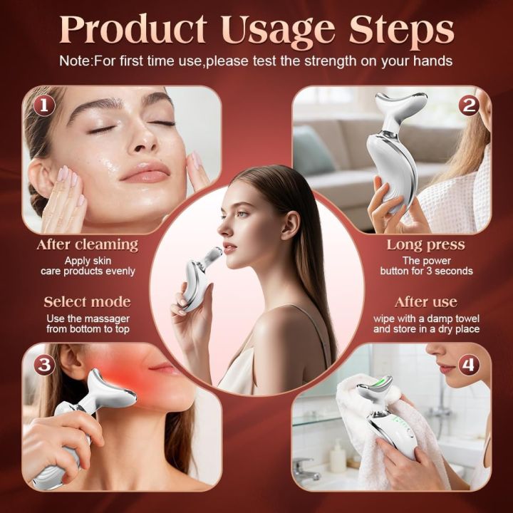 Facial%20Massager,%207%20Color%20Face%20and%20Neck%20Massager%20for%20Skin%20Care%20at%20Home,%20Portable%20Beauty%20Skin%20Care%20Tools,%20White%20-%20Image%202