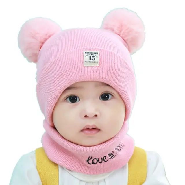 Kids%20Wool%20Cap%20With%20Neck%20Warmer%20High%20Quality%0A%0A2023%20New%20Baby%20Winter%20Hat%20Keep%20Warm%20Baby%20Cap%20Lovely%20Knitted%20Baby%20Hats%20-%20Image%202