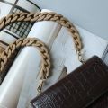 40cm Women Bag Strap Replacement Long Panel Wide Bag Chain Advanced Chain Accessories Fashion Bag Accessories.