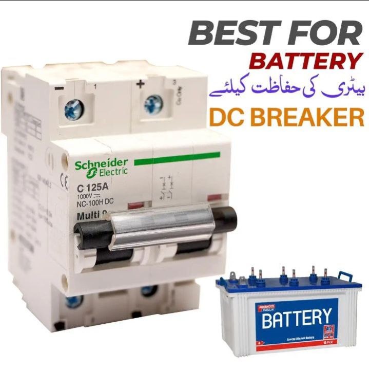 Schneider Electric DC Breaker  125 Ampere 2 pole 1000V DC