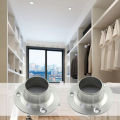 4/8pcs Flange Seat Wardrobe Clothing Pole Bracket, Clothing Pole Support Fixed Seat Hardware Accessories. 