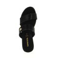 samsons Women Casual Toe Ring Wedges BLACK. 