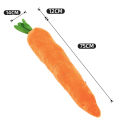HOOPET Dog Toy Pet Carrot Plush Toy Vegetable Chew Toy for Small Medium Large Dogs Pet Sound Playing Toy Dog Accessories. 