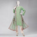 Junaid Jamshed - Green Lawn Embroidered  Women Unstitched 2 Piece Shirt Dupatta JDS-S-26-1366 MIRAAN-4. 