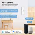 TNCE Tuya sensor temperature Humidity wifi or zigbee, Indoor Thermometer Hygrometer Monitor, smart life voice alexa  home. 