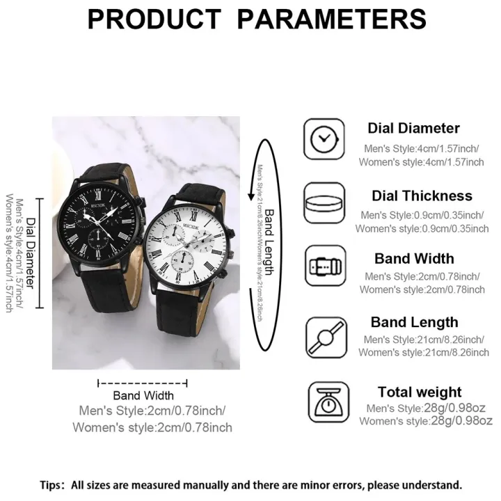 MSCXDK%20Brand%202PCS%20Set%20Couple%20Fashion%20Casual%20Leather%20Watches%20Ladies%20Simple%20Dial%20Quartz%20Wristwatches%20Dress%20Clock%20Montre%20Femme%20-%20Image%204