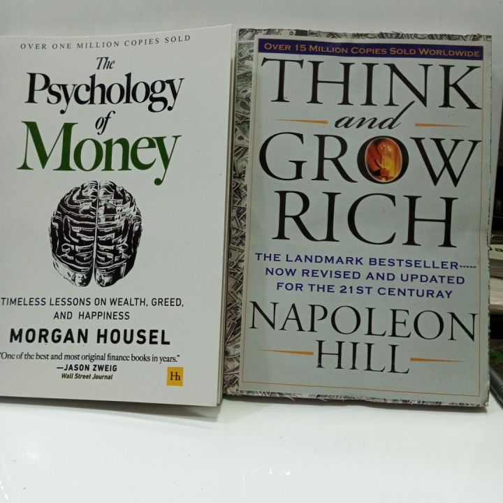 thinkgrow rich & psychology of money (2)books #combo SAT