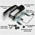 Motorcycle Cylinder Head Cover Left/Right Mounting Bracket Decorative Cover Accessories For Suzuki Haojue GN1252F GN125-3F/5F. 