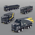 Simulation Transporter Container Truck Freight Vehicle Children Kids Pull Back Car Model Educational Toys for Boy Game . 