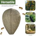 1-5PCS Hanging Wasp Nest Decoy Outdoor Waterproof Fake Wasp Nest Decoy Nest Decoy Hornets Plastic Insects Paper Drive Beehive. 