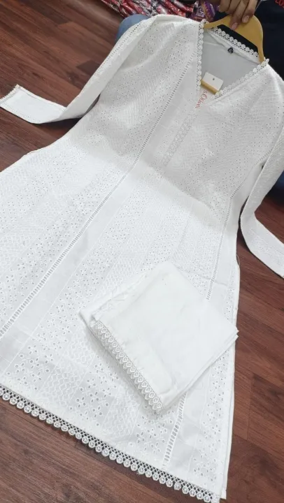 Chikankari%20Embroidered%20Linen%202%20Piece%20Outfit%20Kurti%20For%20Women%20and%20Girls%20Casual%20Everyday%20Wear%20Comfortable%20Breathable%20Fabric%20For%20All%20Day%20Wear%20-%20Image%202