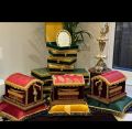 Wedding customized handmade Palki shahi chithi box set beautiful handmade customized work indian style Date fix box. 