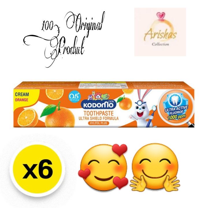 Kodomo%20Baby%20Toothpaste%20Orange%20Flavor-40g%20(Thailand)%20-%20Image%207