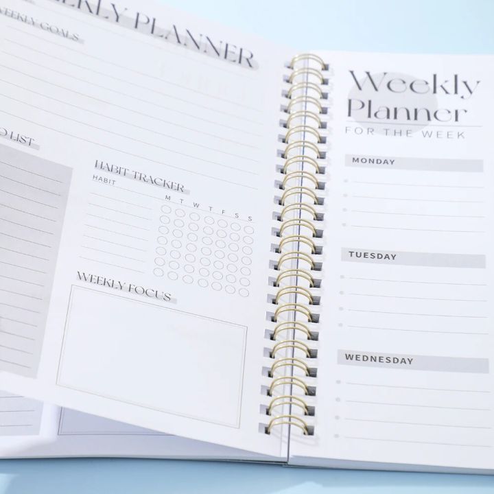 53%20Sheets%20Undated%20Weekly%20Planner%20PVC%20Hardcover%20Notebook%20Weekly%20Goal%20To%20Do%20List%20Academic%20Planner%20Daily%20Schedules%20Priorities%20-%20Image%204