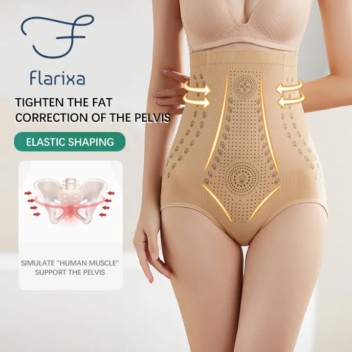 Flarixa%20High%20Waist%20Women's%20Strong%20Flat%20Belly%20Panties%20Seamless%20Tummy%20Control%20Body%20Shaping%20Underwear%20Postpartum%20Slimming%20Briefs%20-%20Image%202