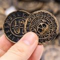 20/50/100pcs Retro Pirate Coin Party Supplies Gift Kids Favor Birthday Toys Halloween Decor Fake Treasure Plastic Game Coin.
