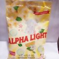 Alpha light detergent powder. 