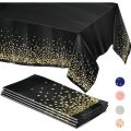 Elegant Dot Disposable Tablecloth, 137 X 274cm - Ideal for Birthday Parties Weddings Youngsters Showers and Special Occasions.