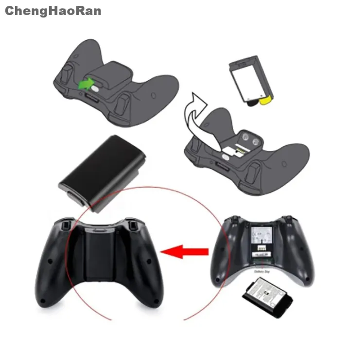 2-4pcs%20For%20XBOX360%20Game%20Controller%20Battery%20Back%20Pack%20AA%20Battery%20Holder%20Cover%20Case%20Replacement%20for%20Xbox%20360%20Wireless%20Gamepad%20-%20Image%202