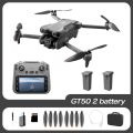 NEW FPV GT50 4.3-inch screen RC Remote 720 HD Camera High Quality optical flow obstacle avoidance 4.3-inch screen control brushless dual WIFI professional drones camera. 