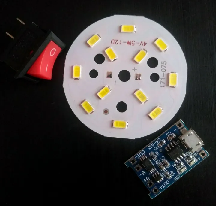 DC%204%20Volt%205%20Watt%20LED%20Lamp%20Combo%20Package%20(4V%205W%20Led%20Lamp%20Plate,%20TP4056%20Charging%20Module,%20On/Off%20Switch)%20-%20Image%205