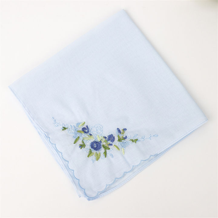 35cm%2060%20count%20cotton%20embroidered%20handkerchief%20plain%20color%20ladies%20high-grade%20cotton%20handkerchief%20holiday%20gift%20wedding%20supplies%20-%20Image%205