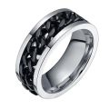 Stainless Steel Chain Spinner Ring for Men and Boys Chain Spinner Chala. 