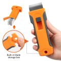 Glue Removal Blade Glass Oven Razor Scraper Plastic Handle Razor Scraper Spatula Car Film Tool Window Cleaning Blade Scraper. 