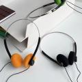 1pc Retro Nostalgic Headsets  Vintage Wired Headphones Classic Comfortable Earmuffs HiFi Noise Isolating Gaming Music Headsets. 