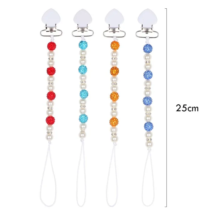 Baby%20Kids%20Plastic%20Beaded%20Pacifier%20Holder%20Clip%20Nipple%20Teether%20Dummy%20Strap%20Chain%20-%20Image%205