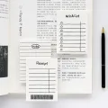 50 Sheets Creative Daily Schedule Memo pad To Do List Time Sticky Note Schedule planner Office School Supplies Stationery. 