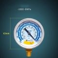 Vacuum Gauge air suction gauge air pump milking machine negative pressure gauge 63mm Micron pressure gauge vacuum gauge value needle type. 