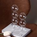 Vase Flower Arrangement Ins Style Korean Tulip Flowers Living Room Decoration Ornaments Bubble Glass Vase Transparent Hydroponic Plants 1Pcs. 